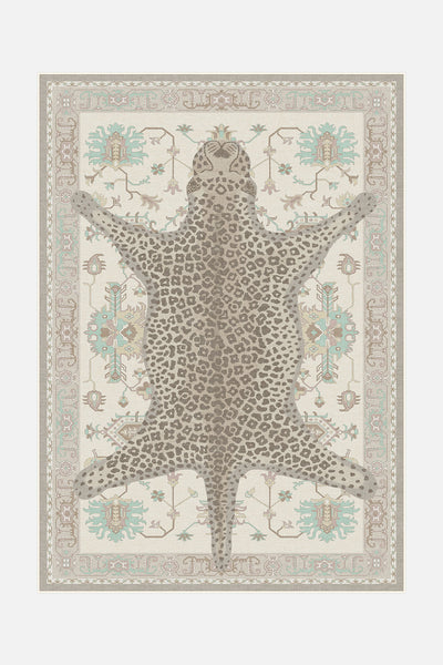 Tapis Léopard Beige - Teppana
