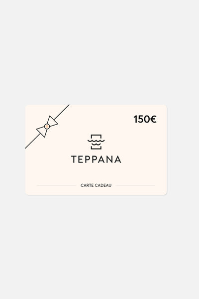 Carte Cadeau Teppana d’une valeur de 150€