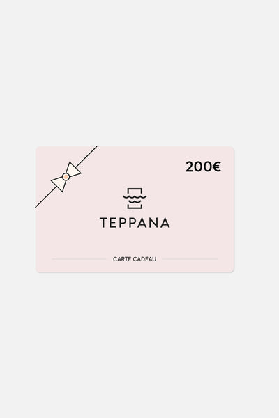 Carte Cadeau Teppana d’une valeur de 200€