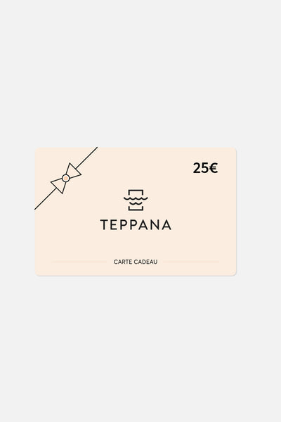 Carte Cadeau Teppana d’une valeur de 25 €