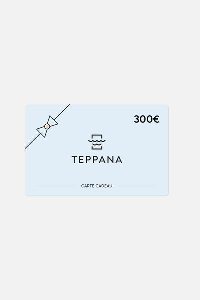 Carte Cadeau Teppana d’une valeur de 300€