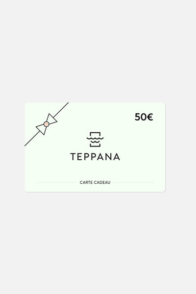 Carte Cadeau Teppana d’une valeur de 50€