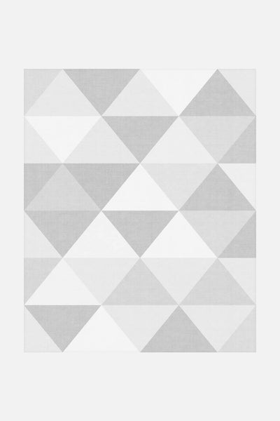 Pyramide Grau Teppich - Teppana